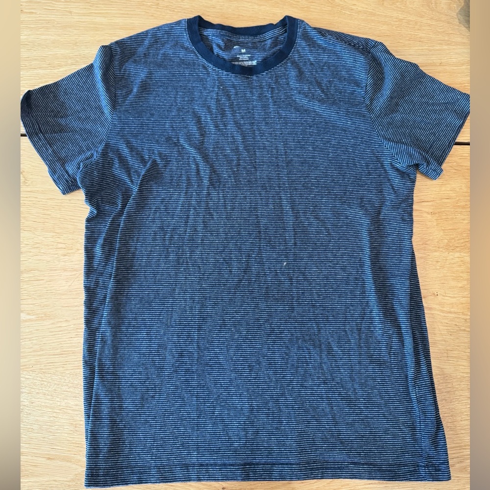 Sonoma Men's Navy Striped Tee